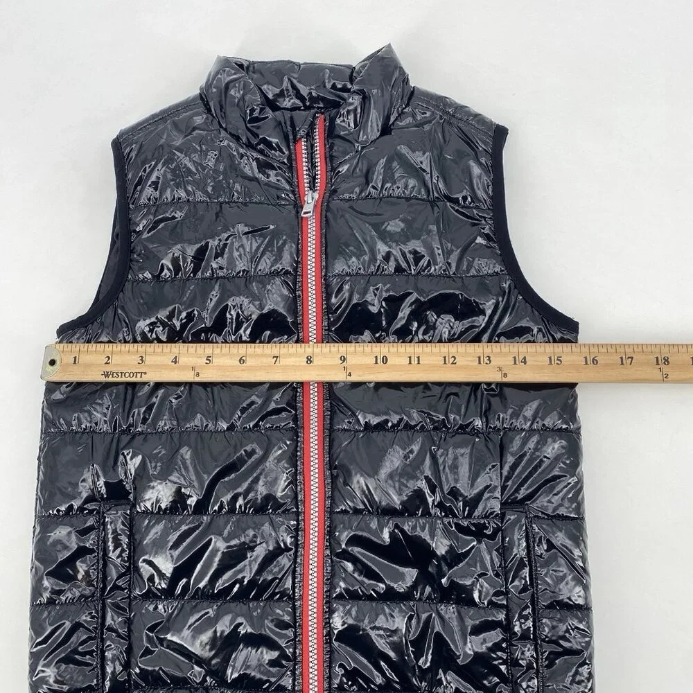 Calvin Klein Kids Youth Size 7 Black Shiny Puffer Vest